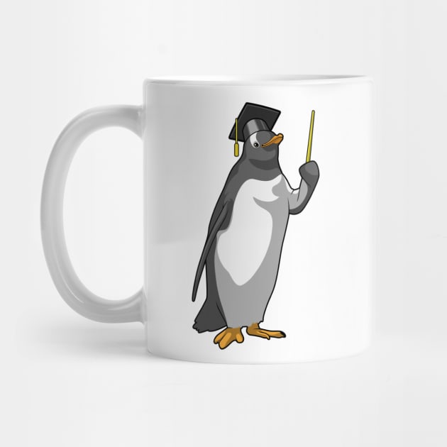 Penguin as Teacher with Pointer by Markus Schnabel